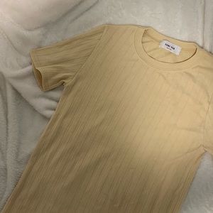Pastel Yellow Top